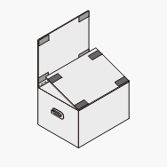 Ａ式箱オーバーフラップタイプ