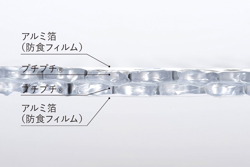 アルミプチWタイプ防食